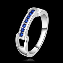 silver plated ring jewelryopen and lock purple ring 531 ELY
