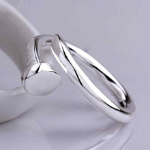 silver plated ring jewelryresizeable ring 591 ELY
