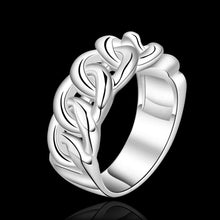 silver plated ring jewelryrope one by one ring 537 ELY