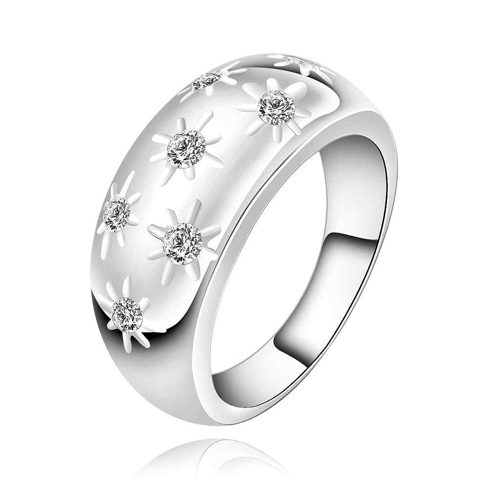 silver plated ring jewelrystart on start ring 5 4 ELY