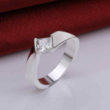 silver plated ring jewelryzone qru ring 635 ELY
