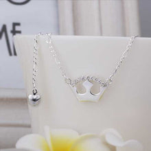 Girls Silver plated jewelry Crown sliver anklet bracelets bangles ankle on the leg SMTA 19 ELY