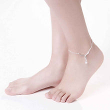 Girls Silver plated jewelry Seagull sliver anklet bracelets bangles ankle on the leg SMTA 14 ELY