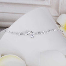 Girls Silver plated jewelry Twine sliver anklet bracelets bangles ankle on the leg SMTA 26 ELY