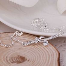 Girls Silver plated jewelry Twine sliver anklet bracelets bangles ankle on the leg SMTA 26 ELY