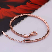 jewerly 18k GP 25m Triangle 75 inch rose pulseras mujer women braceletSMTPB 94 ELY