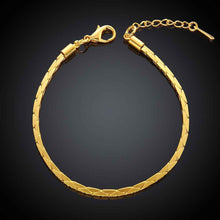 jewerly 18k GP 25m Triangle Combination 75 inch pulseras mujer women braceletSMTPB 9 ELY