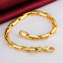 jewerly 18k GP 5m Long box pulseras mujer women braceletSMTPB 86 ELY