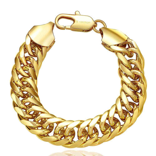 jewerly 18k GP B16M sideways pulseras mujer women braceletSMTPB1 ELY