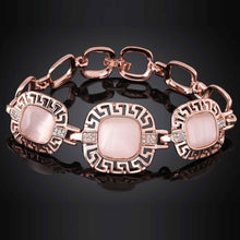 jewerly 18k GP The circle ellipse button pulseras mujer women braceletSMTPB 74 ELY