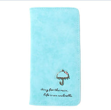 Sweet Umbrella Ladies Wallet Long Purse 12 Cards Holder Protector 7 Colors Wallets Purses 1STL ELY