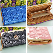 Women Wallet Phone Purse Wallets Shinny Lady Long PU Purses Po Slot 1STL ELY