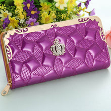 Women Wallet Phone Purse Wallets Shinny Lady Long PU Purses Po Slot 1STL ELY