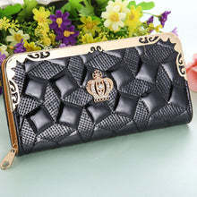 Women Wallet Phone Purse Wallets Shinny Lady Long PU Purses Po Slot 1STL ELY
