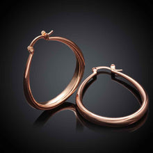Jewelry casual hoop earrings 18k GP Zircon earing brincosSKGE 32 ELY