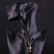 collares pendants 18K GP Zircon clover chunky patek necklace SKGN 32 ELY