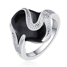 silver plated stamp Lotus rings the lord of rings silver plated ring 667 ELY