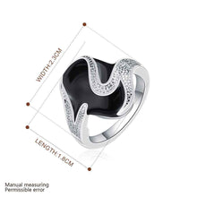 silver plated stamp Lotus rings the lord of rings silver plated ring 667 ELY