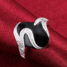 silver plated stamp Lotus rings the lord of rings silver plated ring 667 ELY