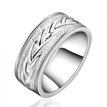 silver plated stamp casual rings the lord of rings silver plated ring 65 ELY