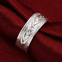 silver plated stamp casual rings the lord of rings silver plated ring 65 ELY