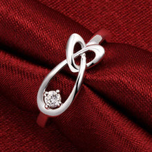 silver plated stamp heart drop water rings the lord of rings silver plated ring 658 ELY
