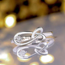silver plated stamp heart drop water rings the lord of rings silver plated ring 658 ELY