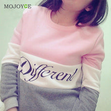 Casual Letters Printed Hoodies Sweatshirt Women Long Sleeve Hoodie Tee Tops Pink Pullover Jumper Sweatshirt Women Top ELY