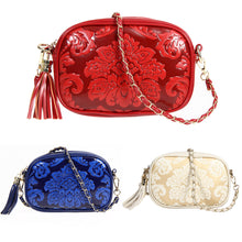 Chinese Style Women Handbag Cross Body Messenger PU Leather Bags 1STL ELY