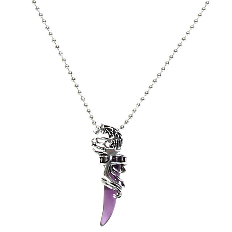 Horn Necklaces Women Minimalist Necklace Pendants Silver Color Choker Necklace Chian Necklaces Jewelry 1STL ELY