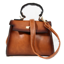 Women Vintage PU Leather Crossbody Bag Lady Retro Messenger Bags Small Handbag ELY