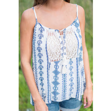 Sling Printing Network Chest Top Chiffon Camis 1STL ELY