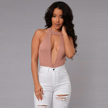 Women Solid Color Hollow Out Stretchy Bodysuit Leotard 1STL ELY