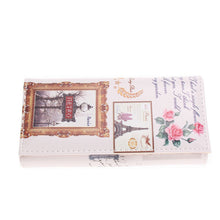 Purse Long Leather Printing Women Wallets Varies Patterns Graffiti Embossed Wallet Vintage PU Holder Wallet Women ELY
