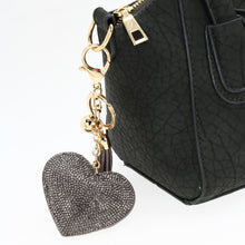Trending Women Key Chain Love Heart Pendant Leather Rhinestone Bag Keychains Gift Jewelry 1STL ELY