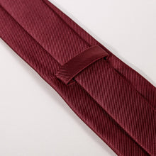 Man Classic Striped Tie Jacquard Woven Silk Tie for Men's Business ELY