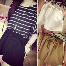 Women Lady Sexy Shorts Casual Bow Shorts High Waist Short Beach 1STL ELY