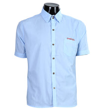 Mens Luxury Casual Fastener Slim Fit Stylish Short Sleeve Shirt British Style Cotton Blend Men Shirts 1STL ELY