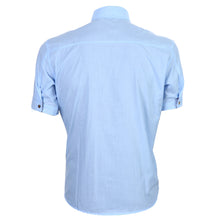 Mens Luxury Casual Fastener Slim Fit Stylish Short Sleeve Shirt British Style Cotton Blend Men Shirts 1STL ELY