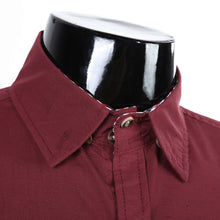 Mens Luxury Casual Fastener Slim Fit Stylish Short Sleeve Shirt British Style Cotton Blend Men Shirts 1STL ELY