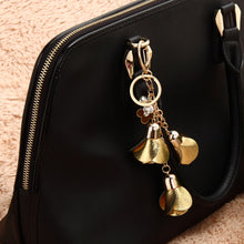 Camellia Leather Keychain Bag Pendant Car Ornaments Long Key Chain Best Gift to Friends 1STL ELY