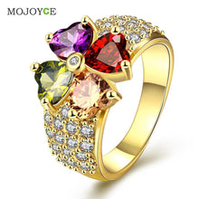 Elegant Flower Ring Nickle Free Antiallergic Jewelry ELY