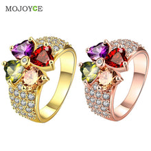 Elegant Flower Ring Nickle Free Antiallergic Jewelry ELY