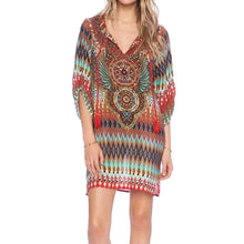 Chiffon Blouse Loose Kimono Women Tops Geometric Print Women Blouse Blusa Feminino Shirt Women 1STL ELY