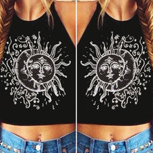 Crop Tops Women Print Sleeveless Cropped Feminino Halterneck Tank Tops Vest Women Shirt Blusa for 1STL ELY