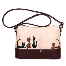 Girls Lovely Animal Handbags Messenger Bags Womens Cat Rabbit Pattern PU Leather Shoulder Bag 1STL ELY