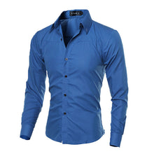 Mens Slim Fit Shirt Casual Long Sleeve Dress Shirts fanzhuan mens dress shirt shirts for men ELY