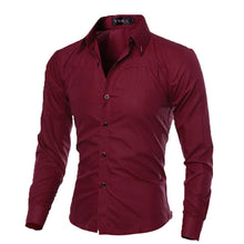 Mens Slim Fit Shirt Casual Long Sleeve Dress Shirts fanzhuan mens dress shirt shirts for men ELY
