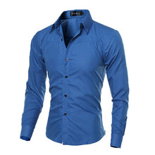 Mens Slim Fit Shirt Casual Long Sleeve Dress Shirts fanzhuan mens dress shirt shirts for men ELY