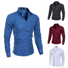 Mens Slim Fit Shirt Casual Long Sleeve Dress Shirts fanzhuan mens dress shirt shirts for men ELY